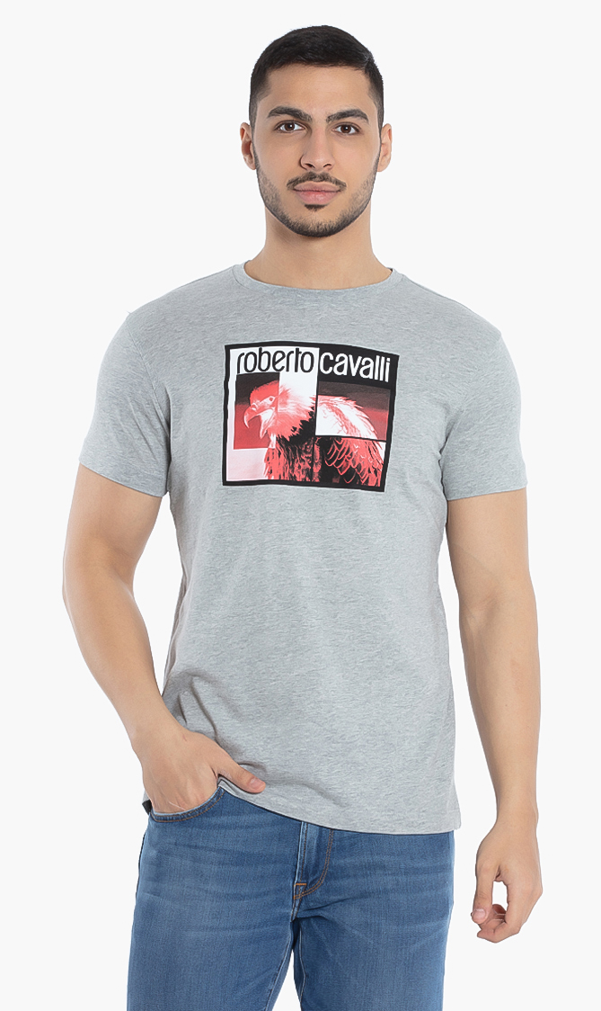 

Roberto Cavalli Eagle Photo Print T-shirt