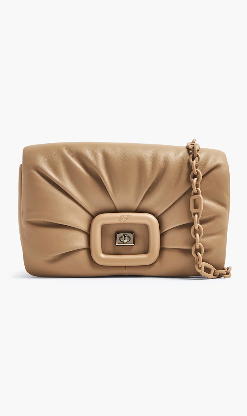 

Roger Vivier Beige Viv' Choc Me Bag for Women | The Deal Outlet