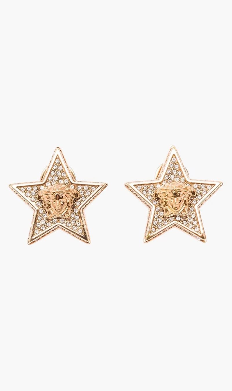 

Versace Gold Medusa Star Earring for Women | The Deal Outlet