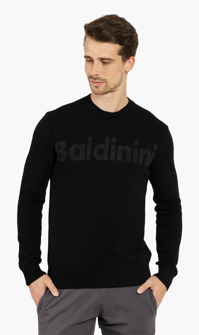

Logo Crew-neck Sweater, Black