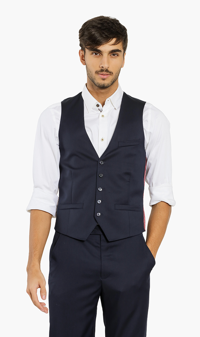 

Modern Fit Debonair Plain Waistcoat