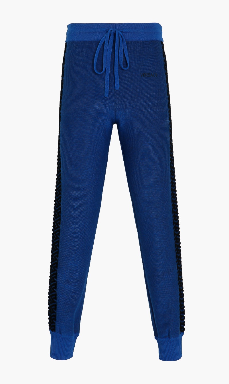 

Greca Knitted Pants, Blue
