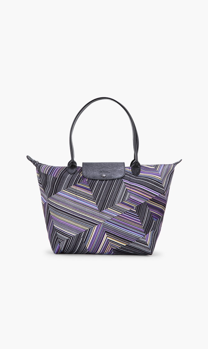 

Longchamp Le Pliage Stripes Shoulder Bag