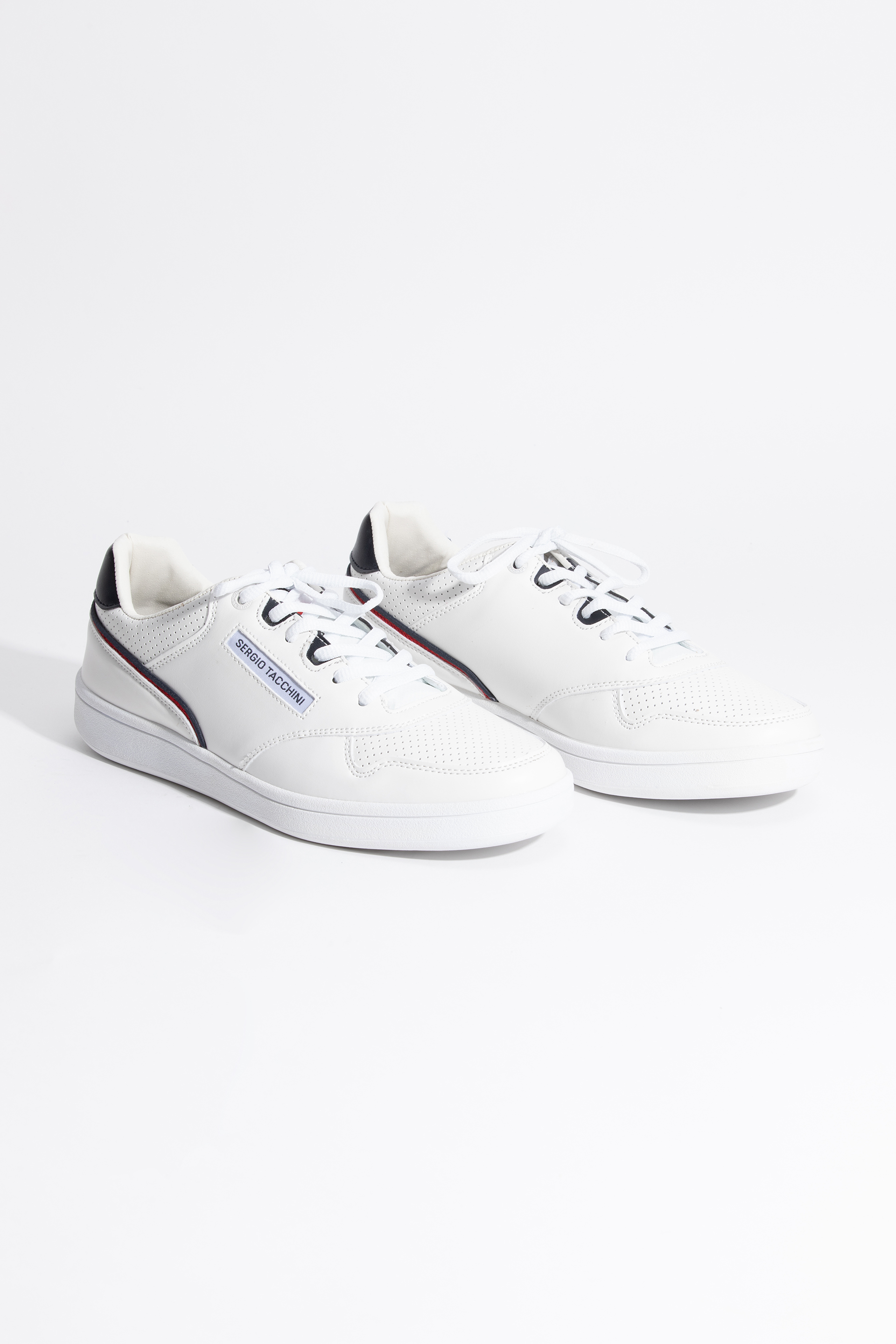 

SERGIO TACCHINI Court Ltx White Sneakers