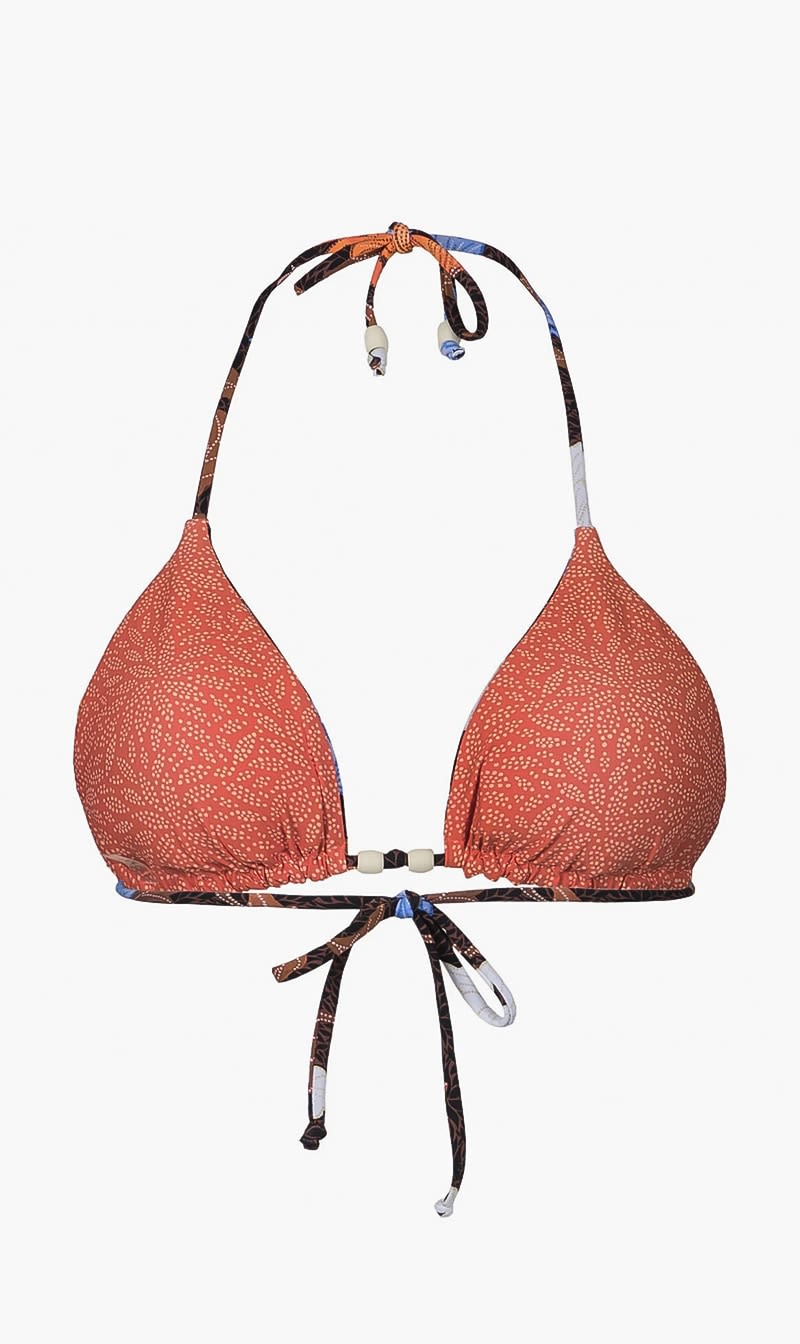 Seafolly Multi-color Boheme Reversible Slide Tri Bikini for Women