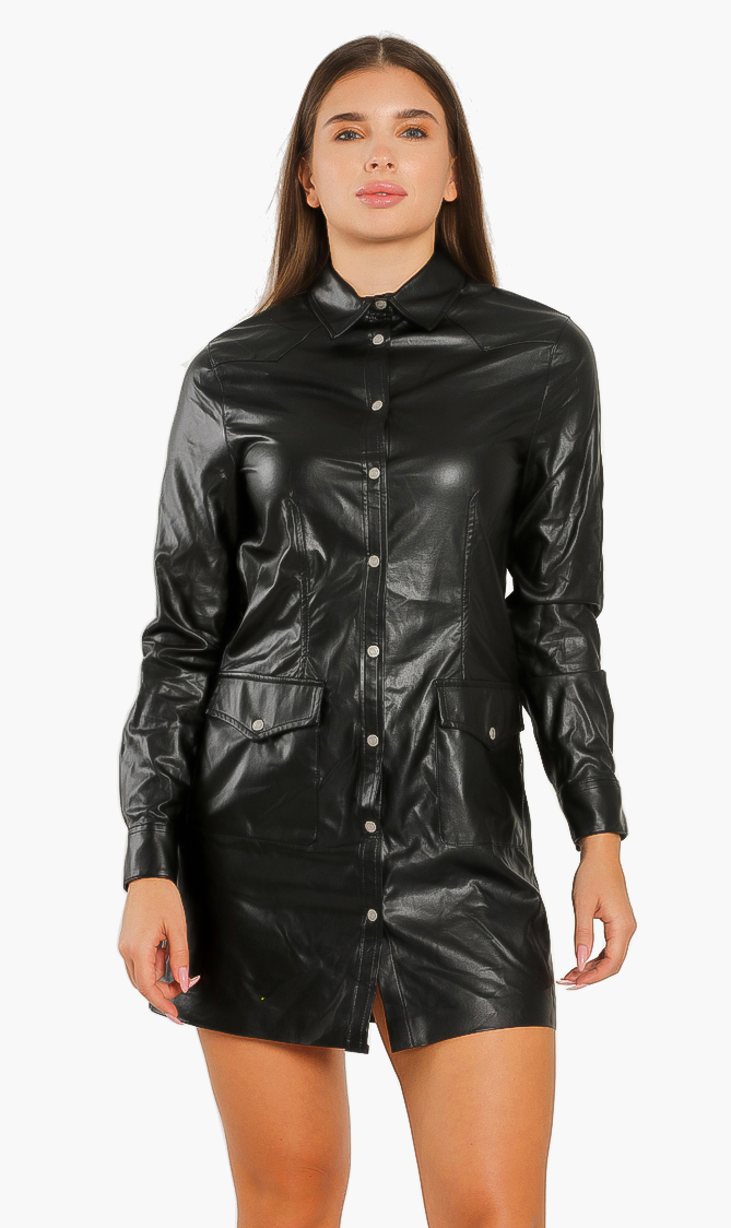 

Replay Front Button Dress