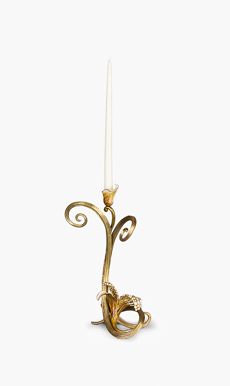 

Jay Strongwater Mirabelle Orchid Single Candlestick