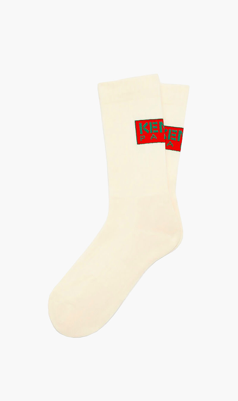 

Ribbed Cotton High Socks