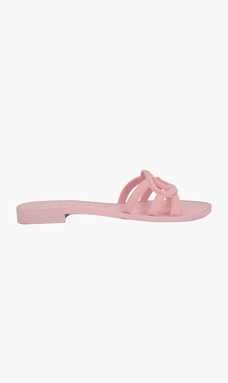 Pink Guess Black Elyho Sandals for Women