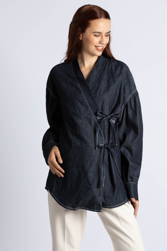 

Kimono Denim Oversized Jacket