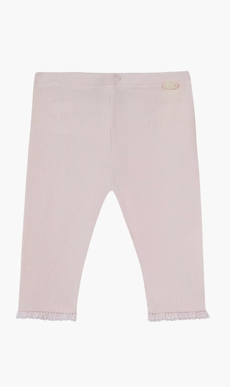 

Tartine Et Chocolat Pink Frill Leggings for Girls | The Deal Outlet
