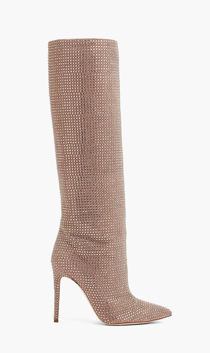 

Paris Texas Brown Holly Stilleto Boots for Women | The Deal Outlet