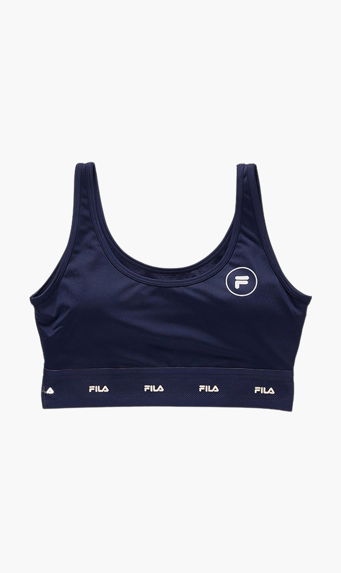 

Jojo Disk Logo Entry Sports Bra, Blue