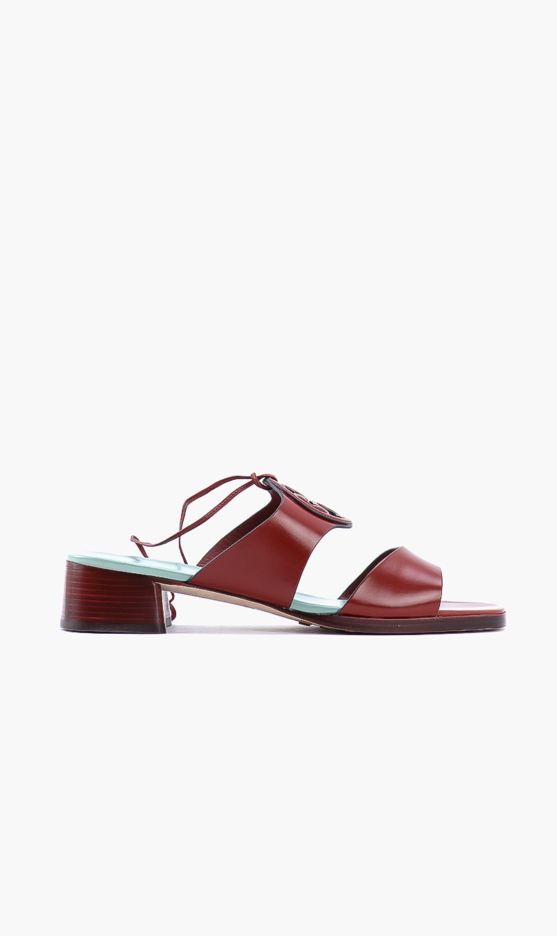 

Tory Burch Brown Bombe Miller Sandals for Women | The Deal Outlet