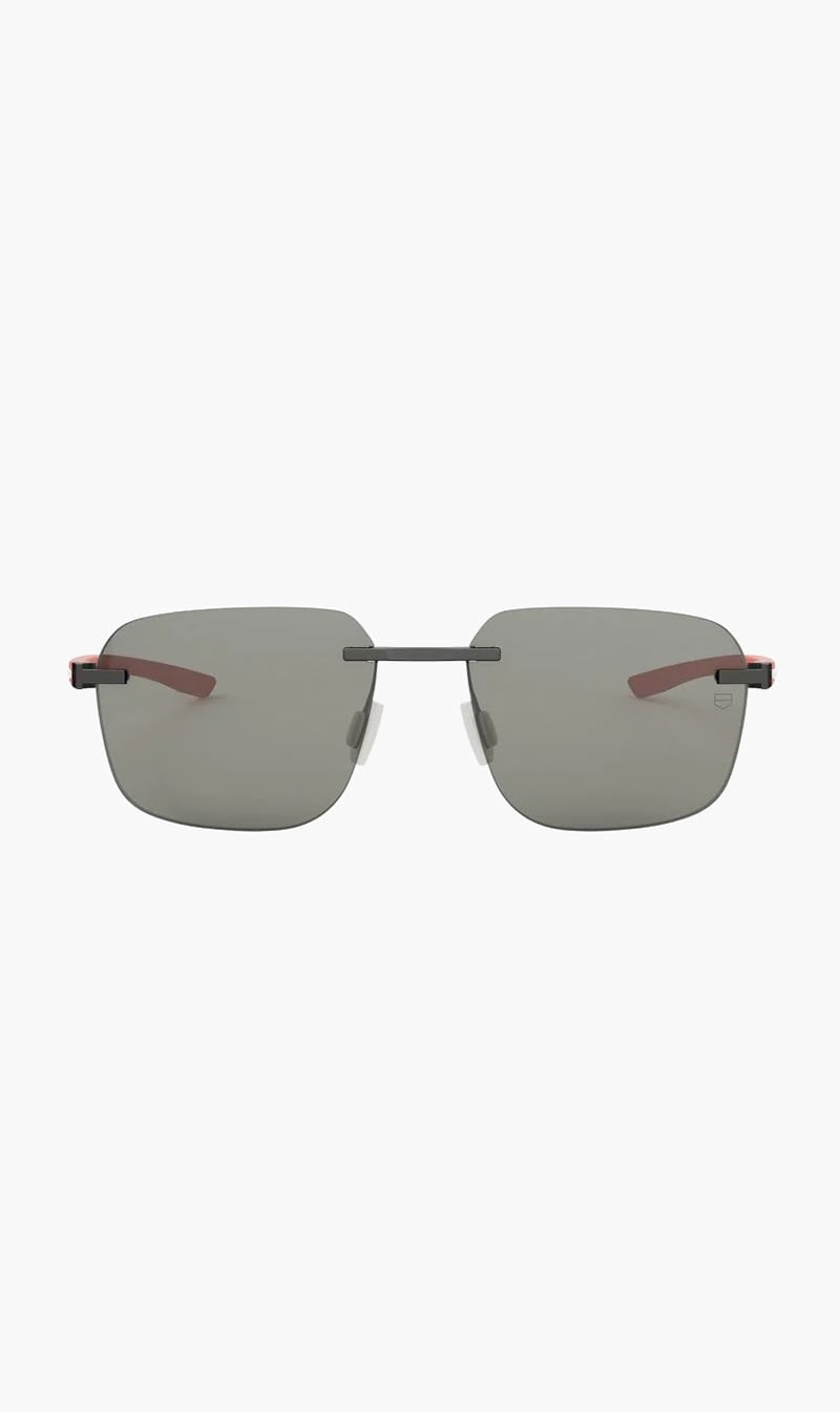 Grey Tag Heuer Grey Rimless Sunglasses for Men