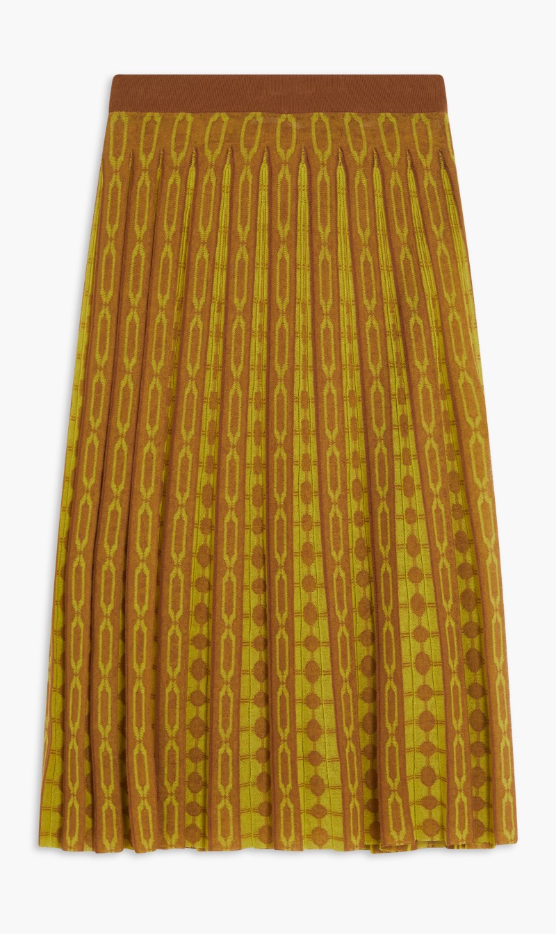 

Tory Burch Multi-color Knit Jacquard Skirt for Women | The Deal Outlet