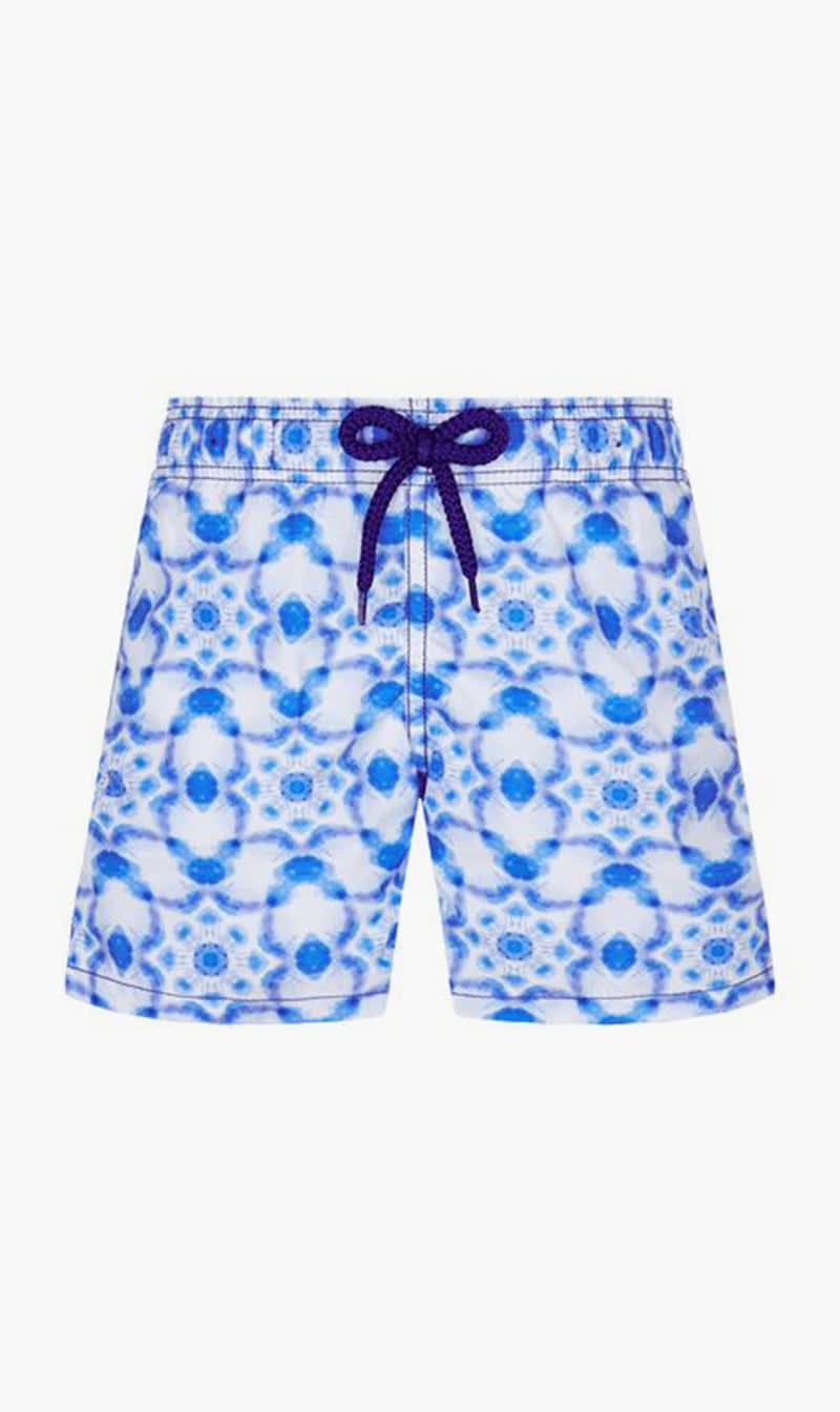

Vilebrequin White Medusa Swim Shorts for Boys | The Deal Outlet