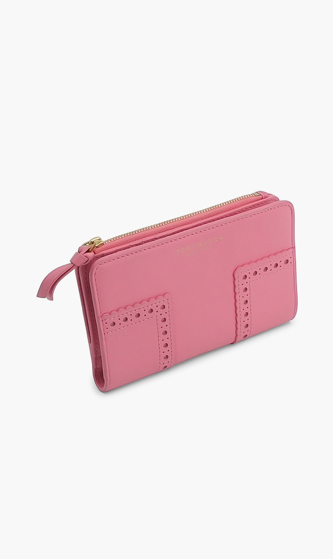 

TORY BURCH Block-t Brogue Medium Smartphone Wallet