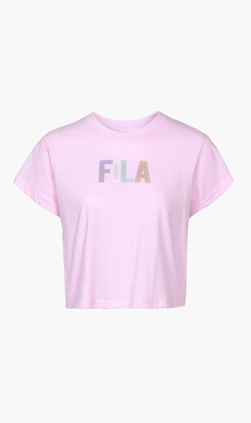 

Fila Pink Cuprite Short Sleeve Tee for Women | The Deal Outlet