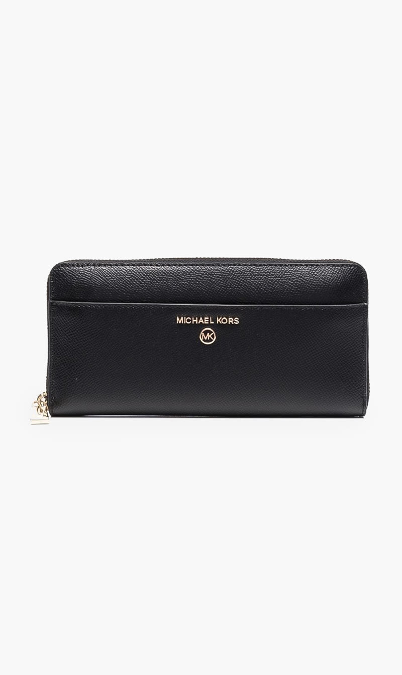 

Michael Kors Black Jet Set Pocket Wallet for Women | The Deal Outlet