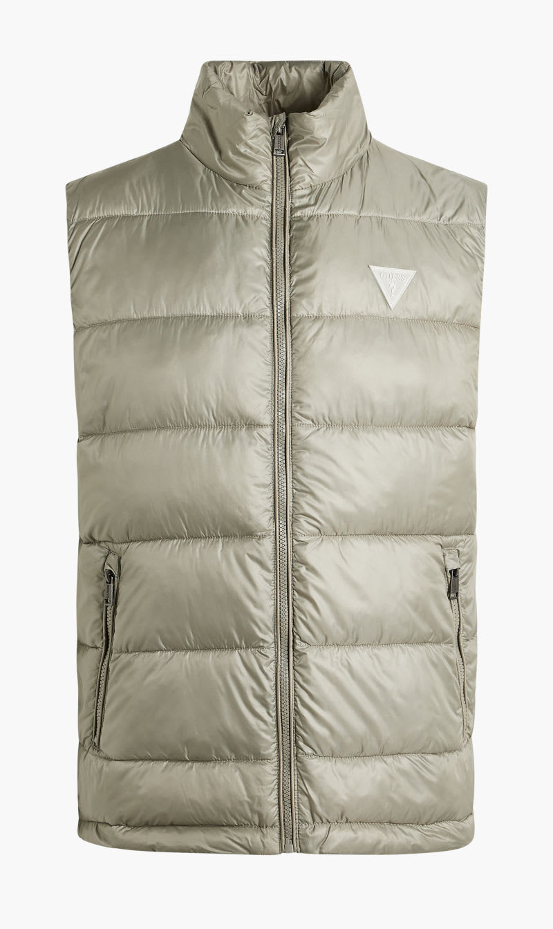 

Guess Green Super Light Puffa Vest for Men | The Deal Outlet