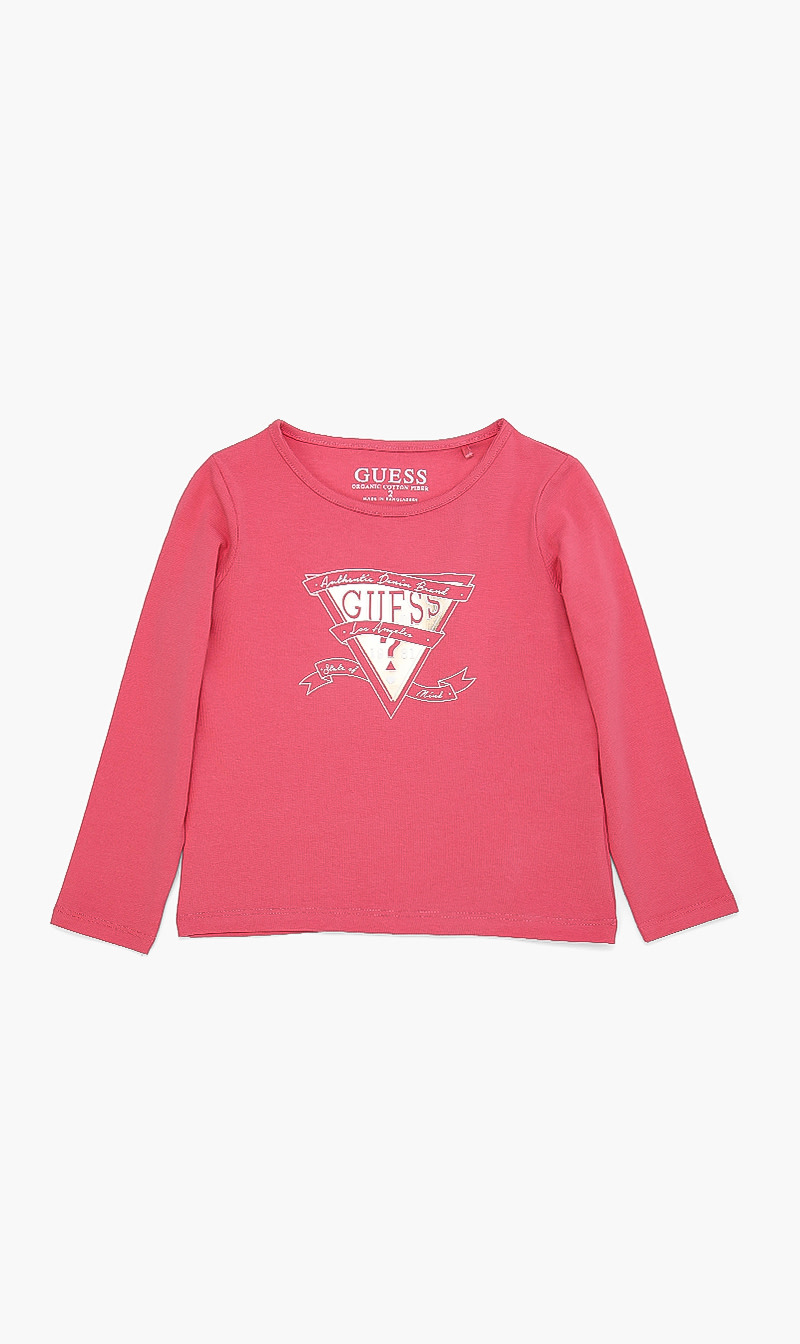 

Logo Long Sleeve Tshirt, Pink