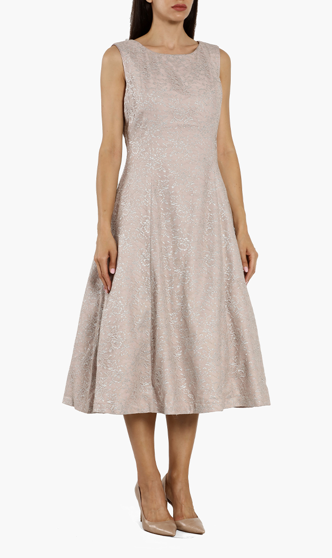 

Molara Lace Detail Structured Dress
