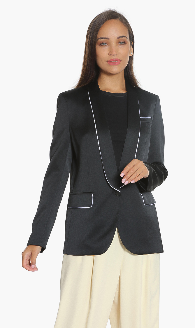 

Karl Lagerfeld Satin Blazer