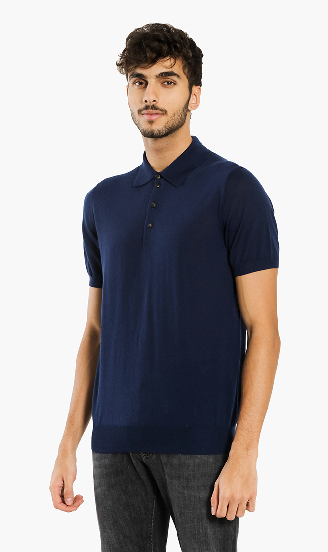 

Knit Polo Shirt