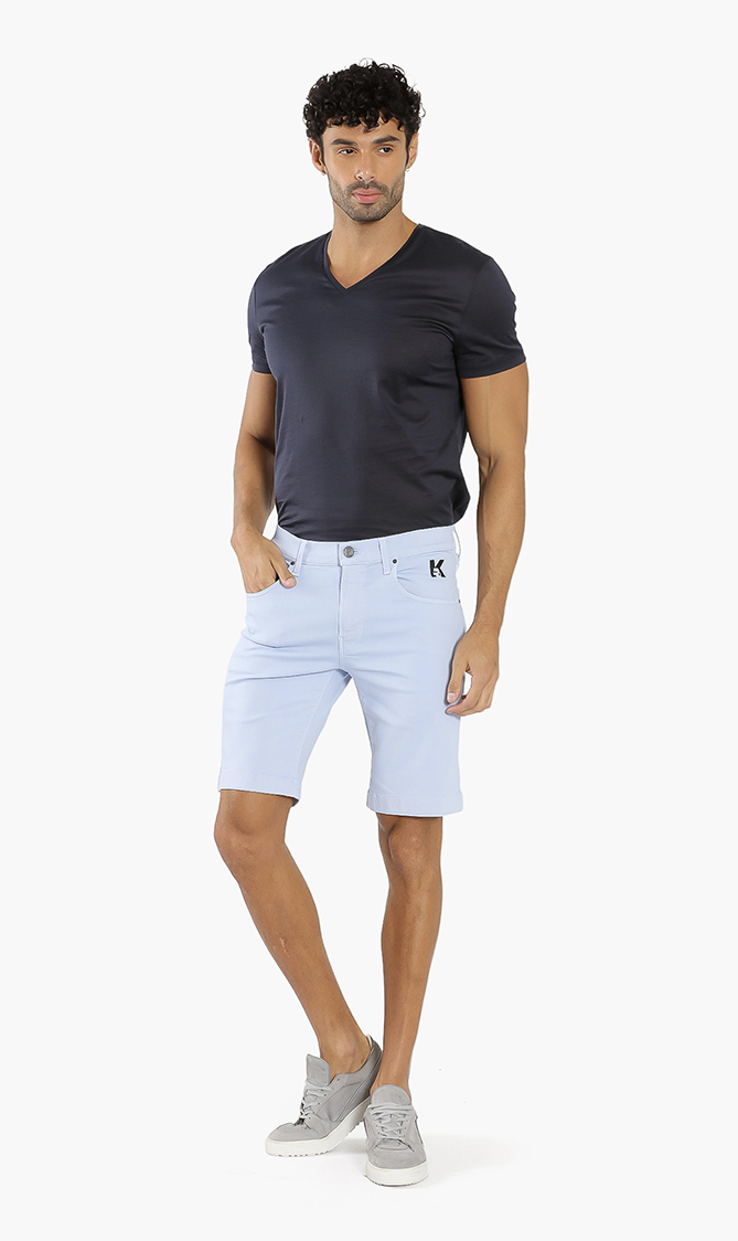 

KARL LAGERFELD Logo Denim Shorts