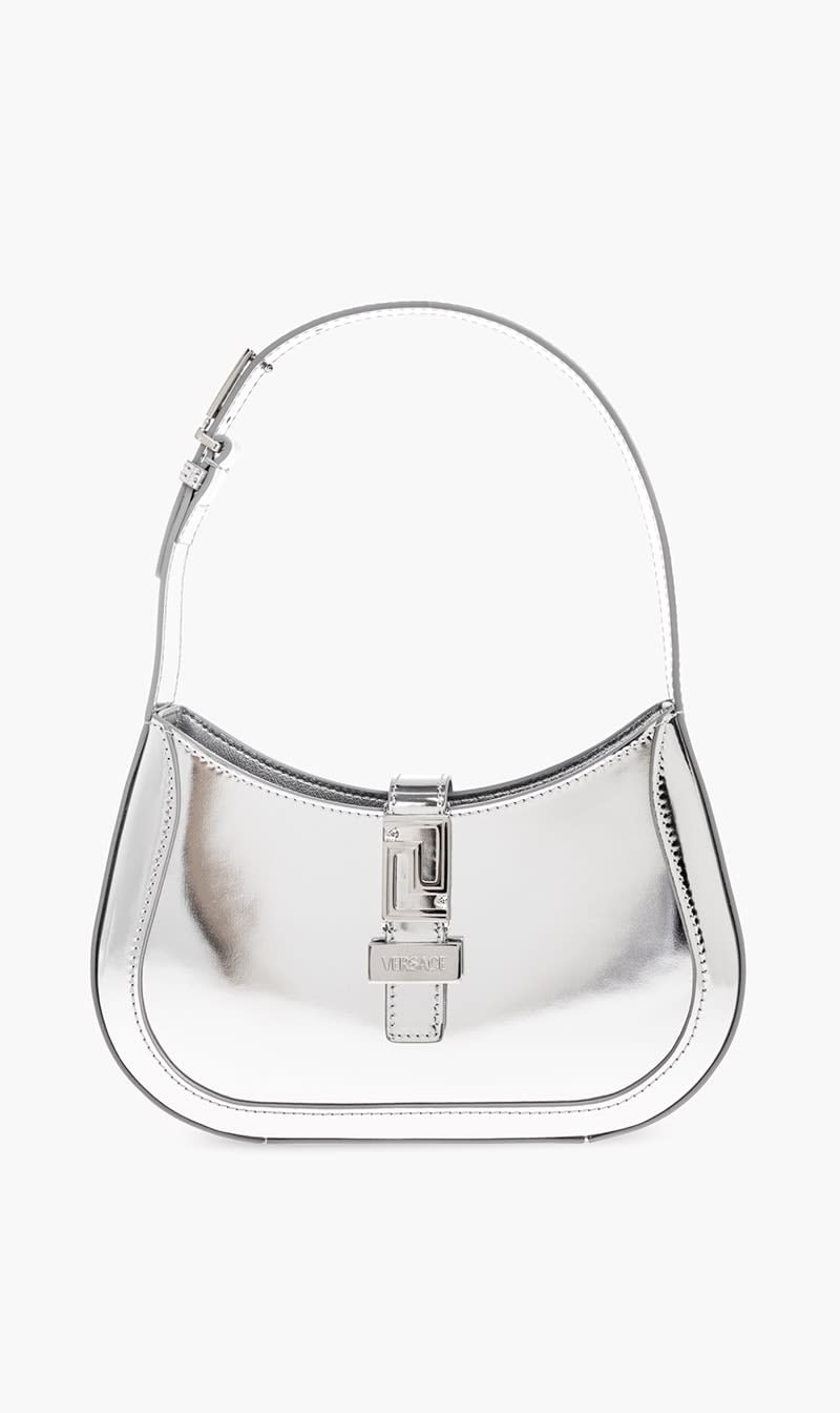 

Versace Silver Small Hobo Calf Leather for Women | The Deal Outlet