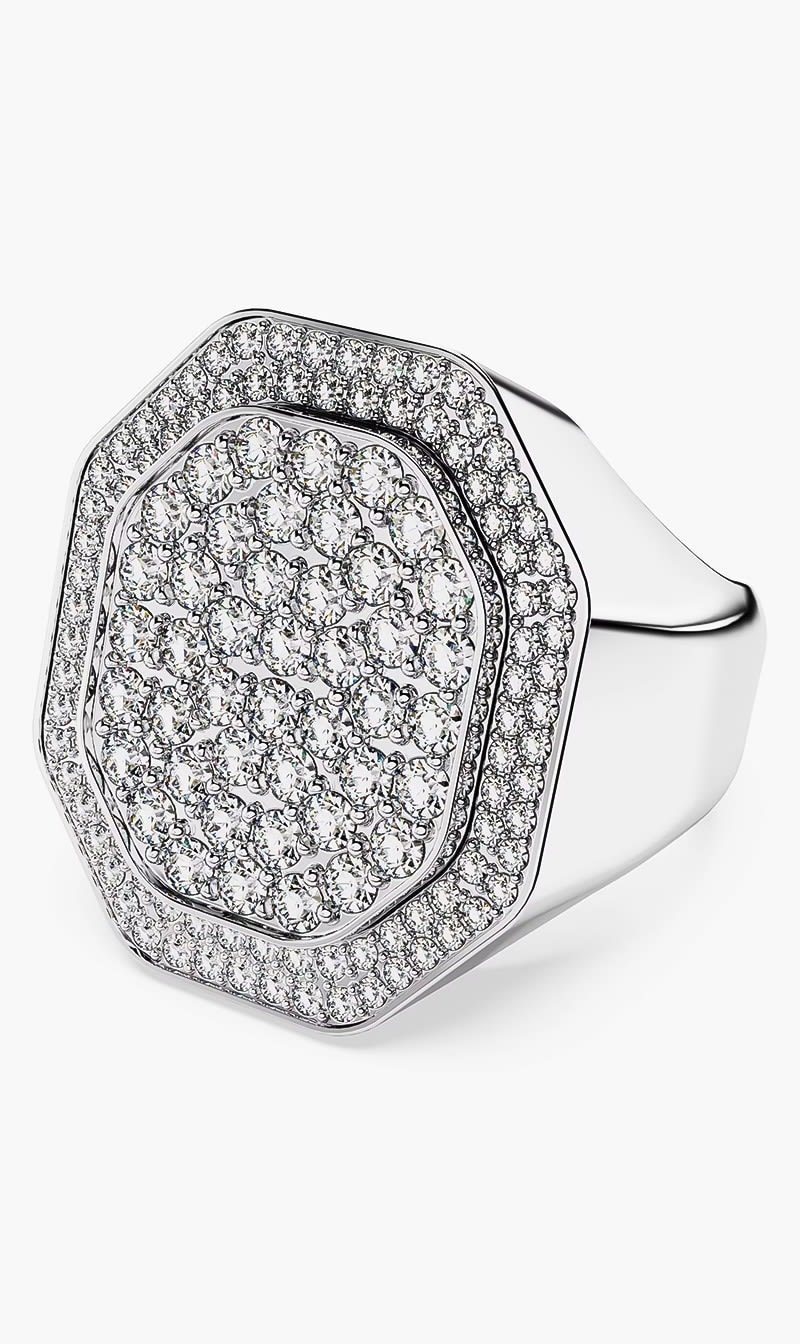 

Swarovski Others Sjc Dextera Ring Signet Cre/rhs 58 Mm for Women | The Deal Outlet