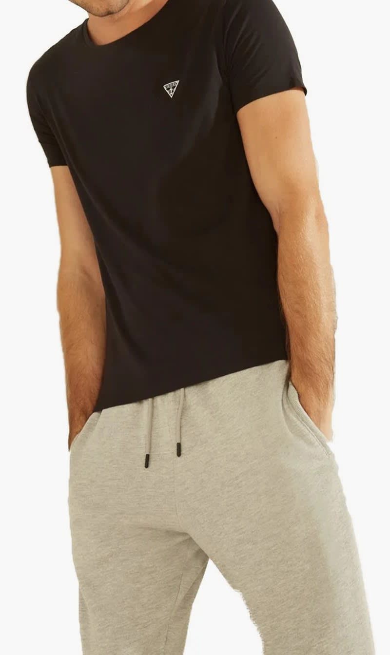 

Guess Black Hero Crew Neck T-shirt for Men | The Deal Outlet