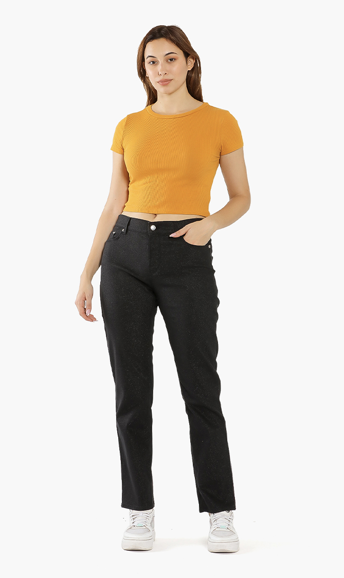 

Glittered Jeans, Black