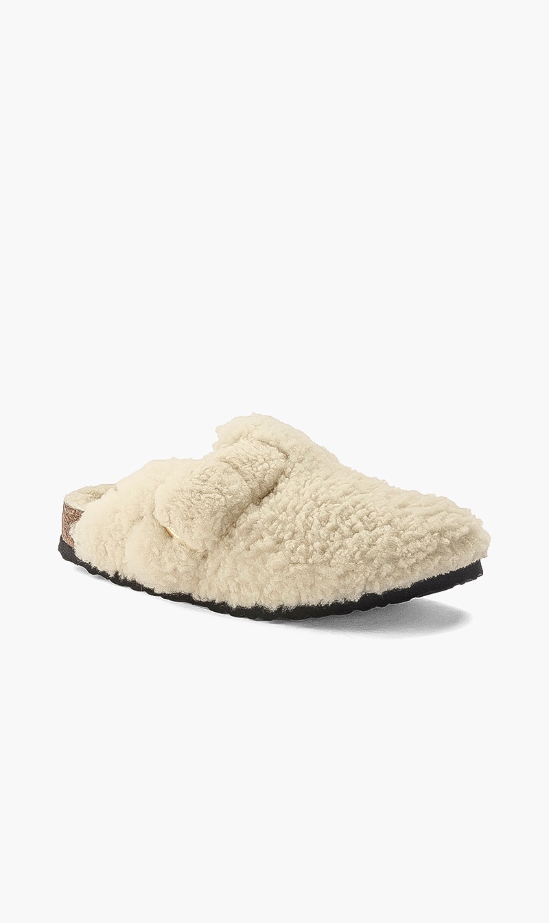 

Boston Big Buckle Sandal, Beige
