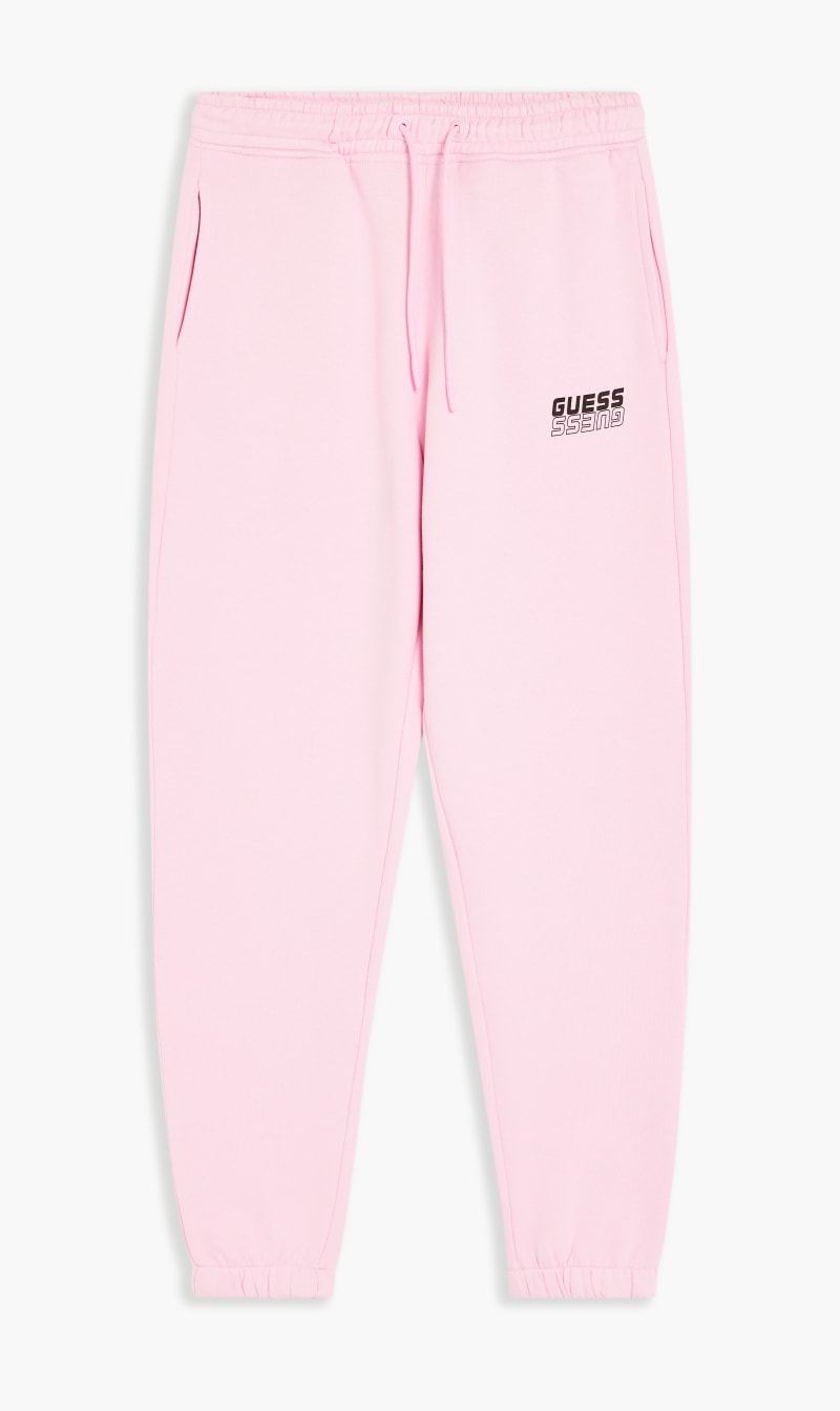 

Guess Pink Alisha Long Recycle Sweatpants for Women | The Deal Outlet