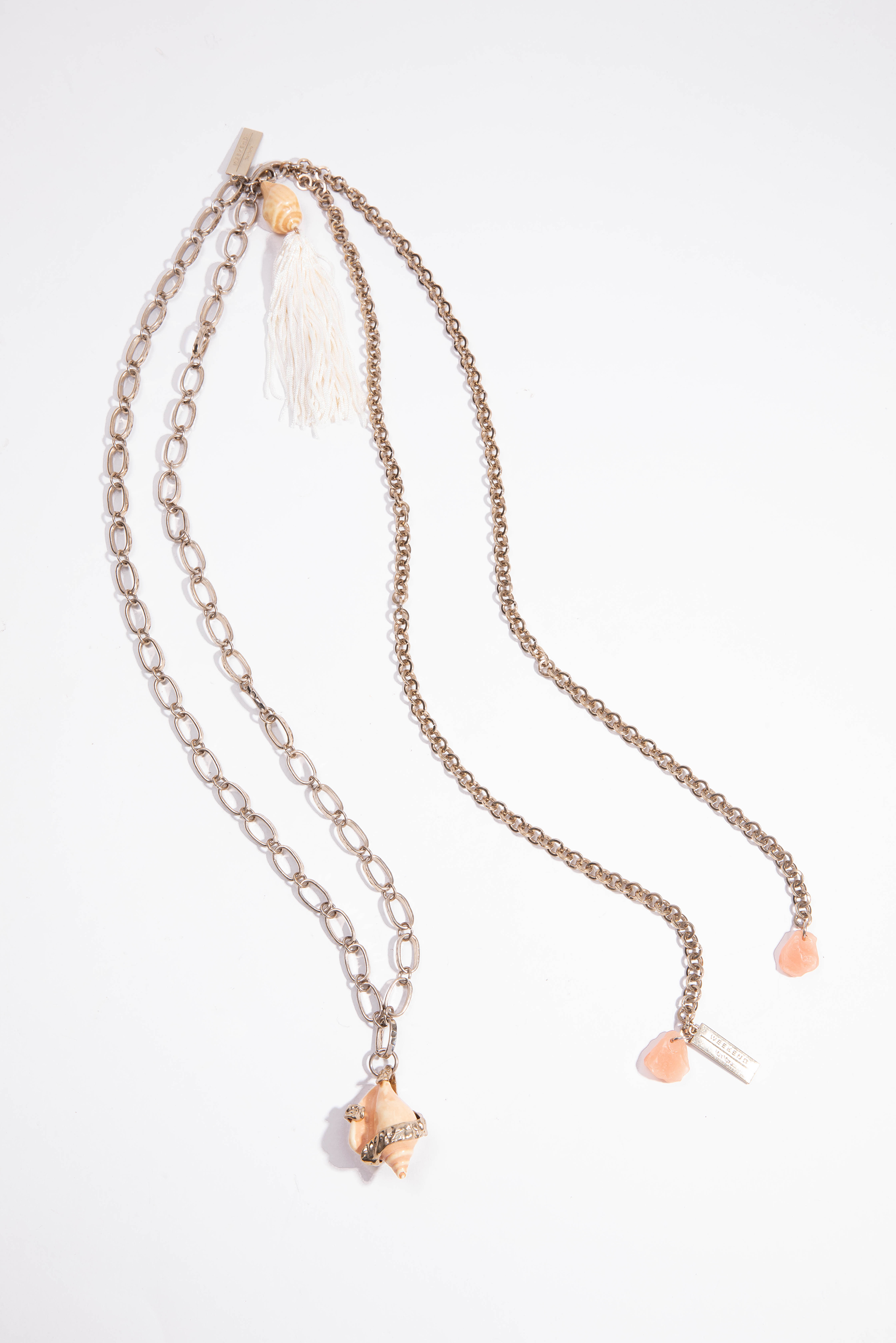 

WEEKEND MAXMARA Gold Long Necklace Set