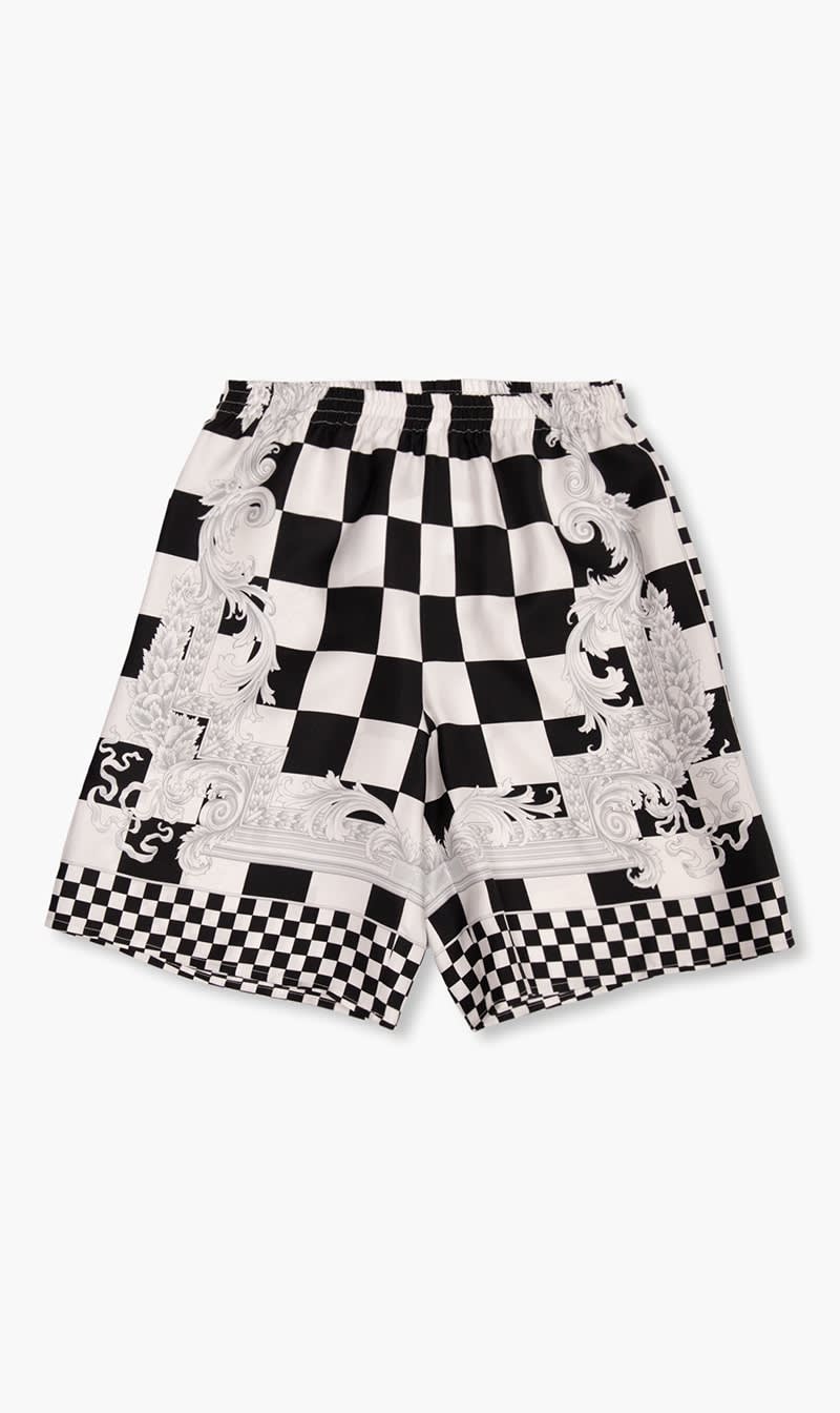 

Versace Black Shorts Contrast Medusa Silk Twill Kids for Boys | The Deal Outlet