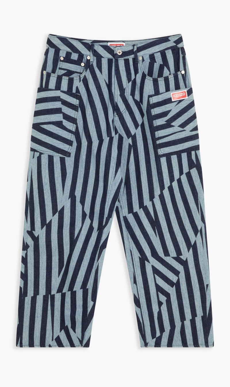 

Kenzo dazzle stripe cargo monkey fit | the deal outlet, Blue