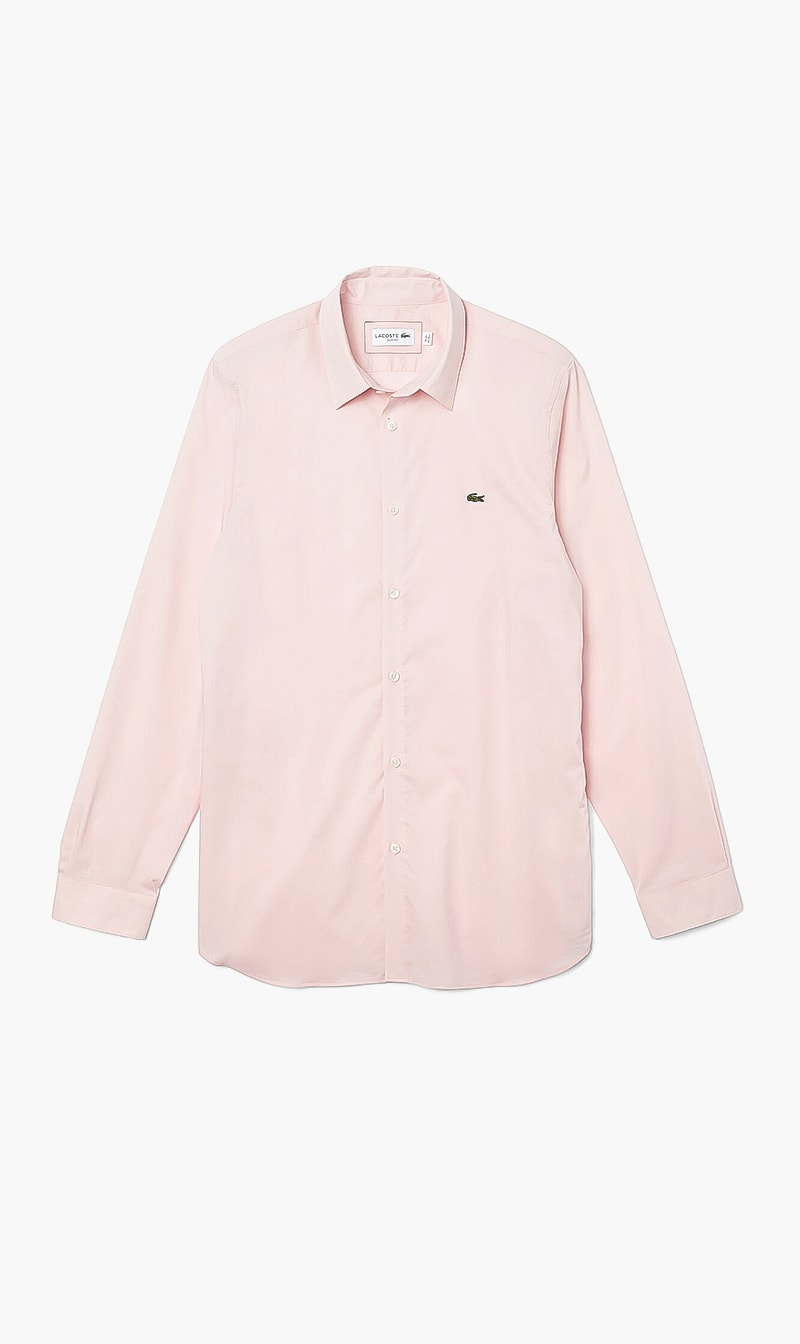 

Lacoste Pink Slim Fit Shirt for Men | The Deal Outlet
