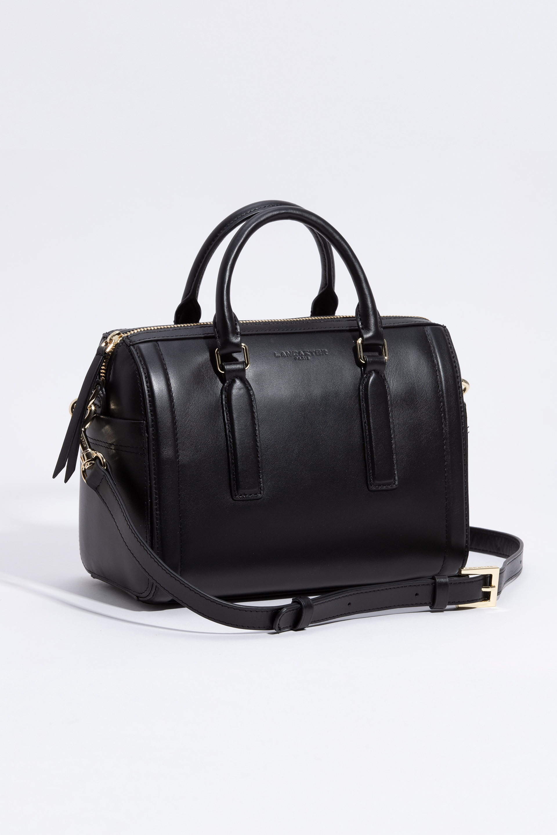 

Lancaster Ana Small Black Satchel