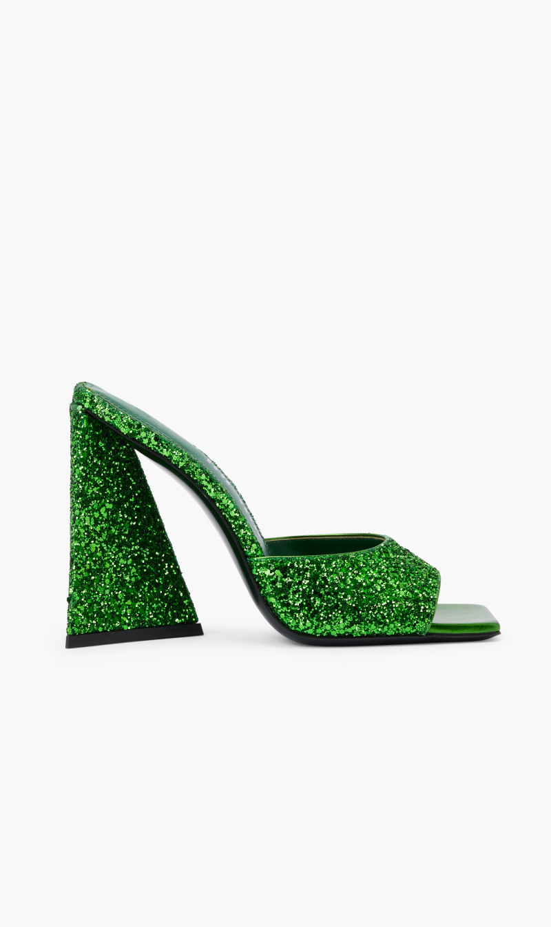 

Attico Green Devon' Mule Sandals for Women | The Deal Outlet