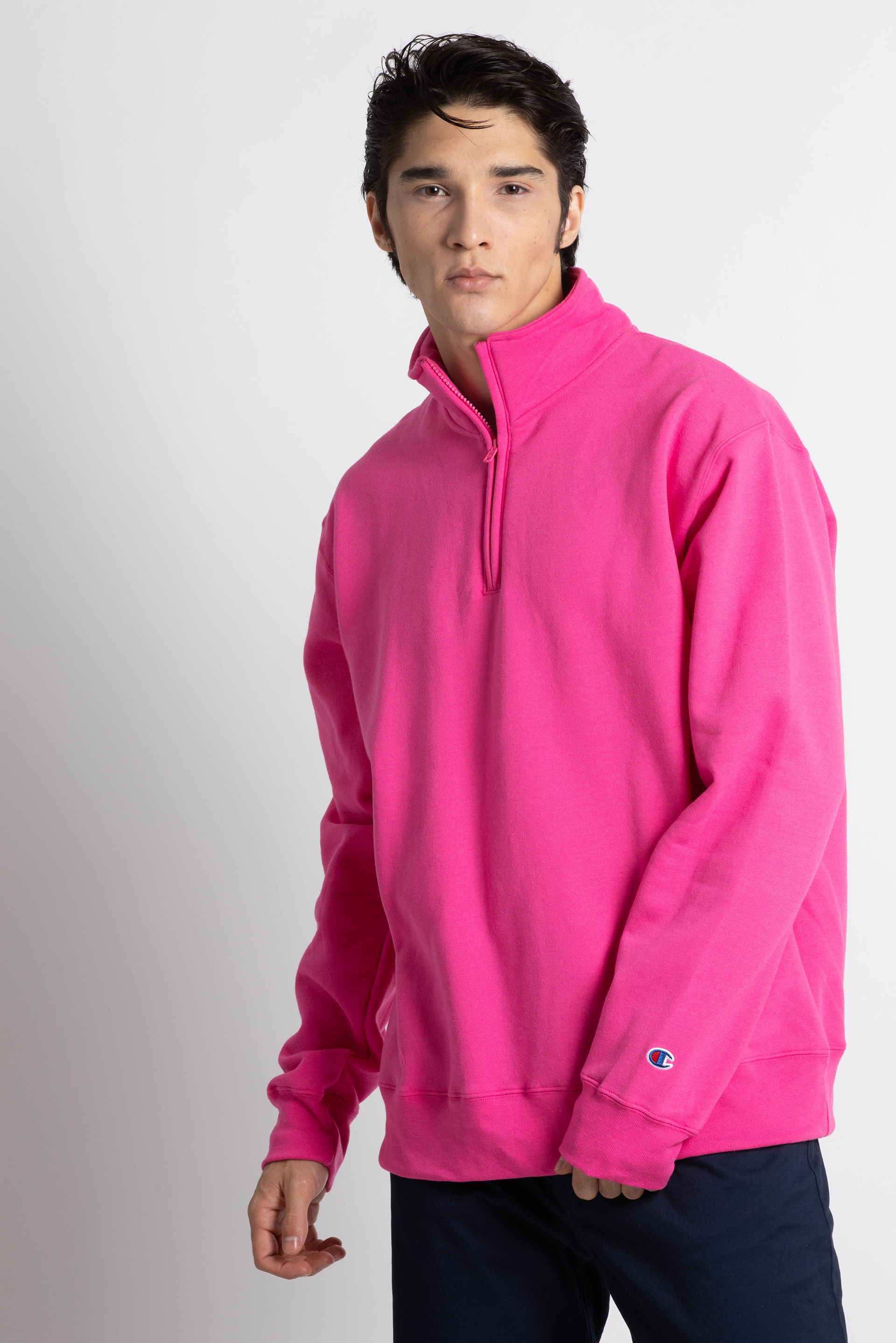 

CHAMPION Powerblend Fleece 1/4 Zip Sweatshirt