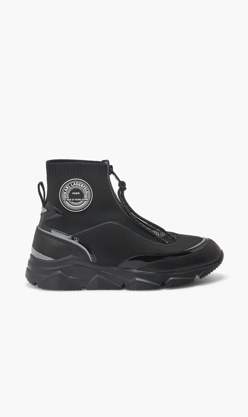 

Karl Lagerfeld Black Verger Kl Neo Logo Mid for Men | The Deal Outlet