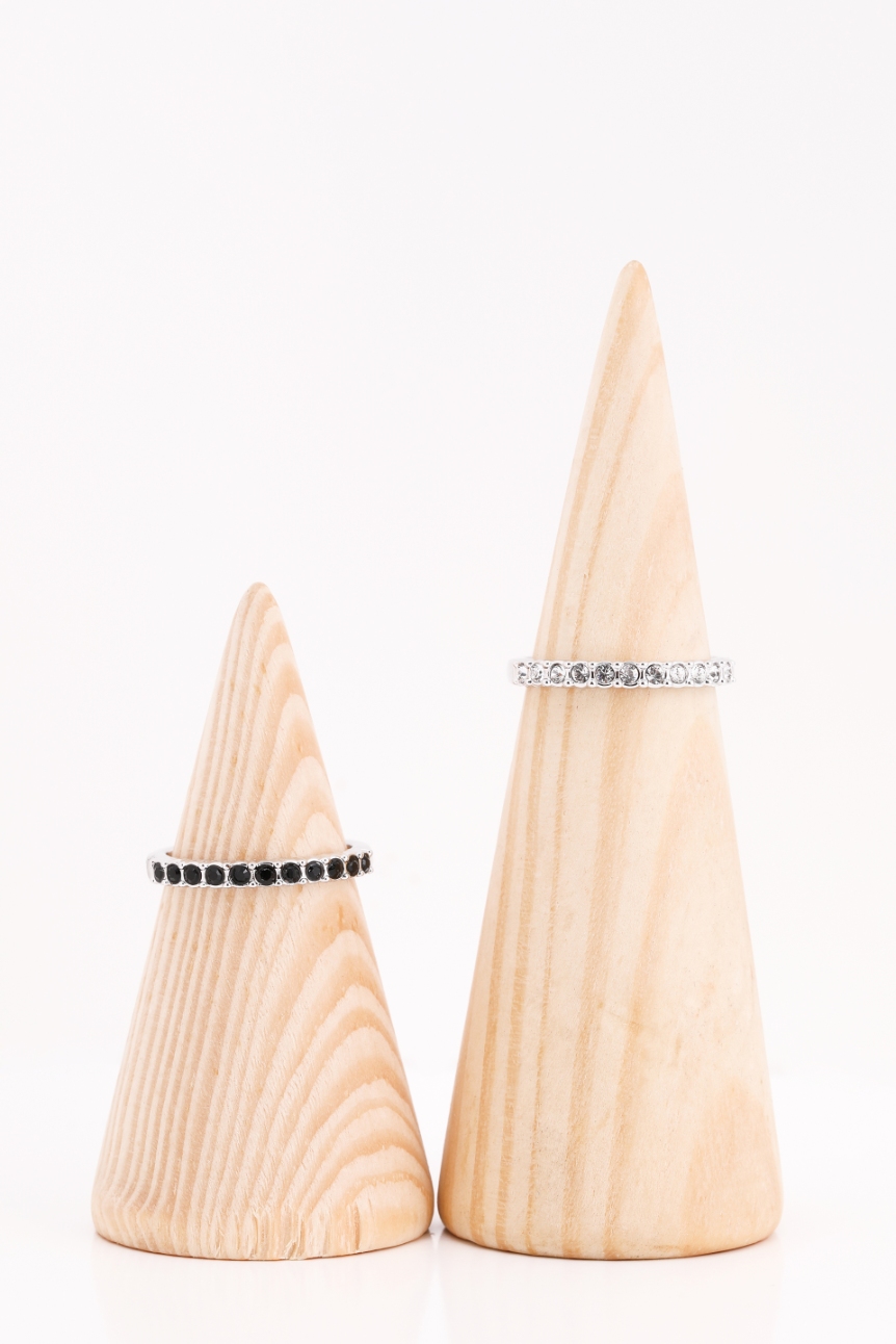 

Swarovski Nathalie Silver Ring Set, 60mm