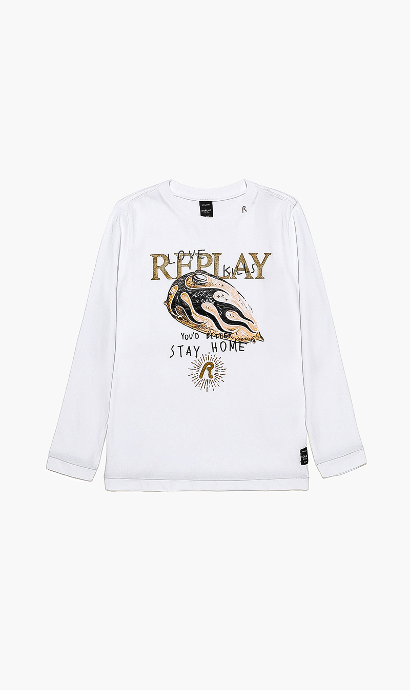 

Mlunga Long Sleeves T-shirt, White