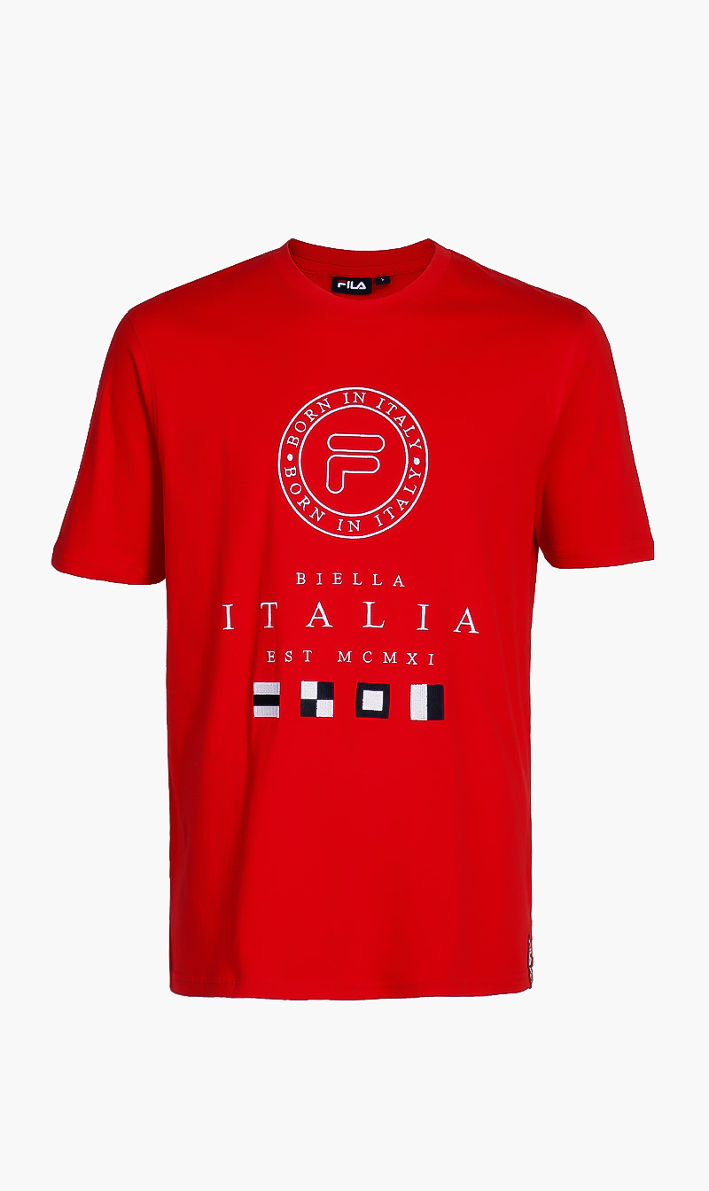 

Headsail Embroidered T-shirt, Red
