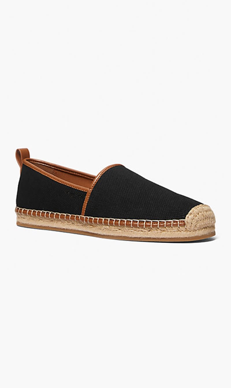 

Michael Kors Black Owen Cotton Canvas Espadrille for Men | The Deal Outlet