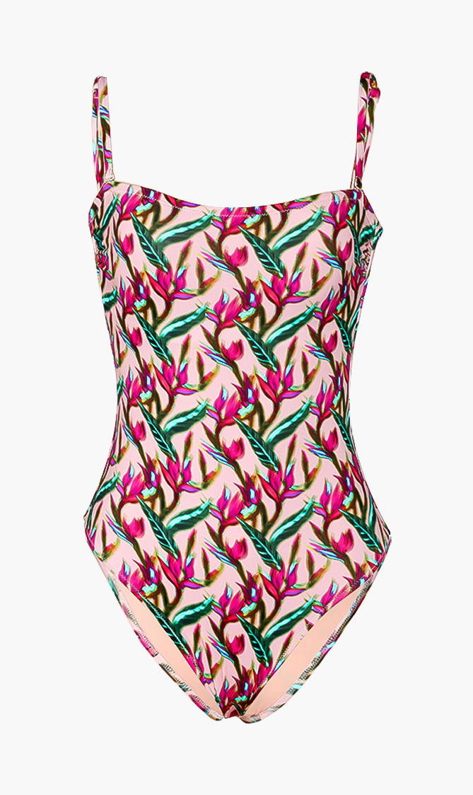 

Facette Mini Paradise 3d Bustier One-piece Swimsuit
