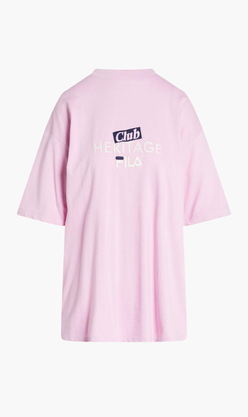 

Fila Pink April Oversize Tedd for Women | The Deal Outlet